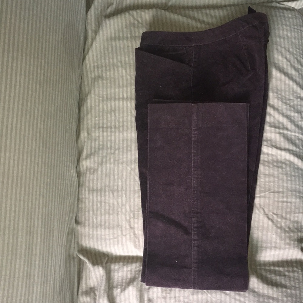 Fine corduroy chocolate brown pants